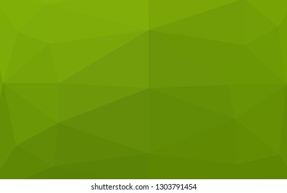Light Green vector shining triangular template. Brand new colorful illustration in with gradient. New texture for your design.