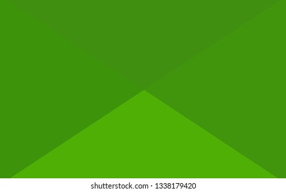 Light Green vector shining triangular template. Brand new colorful illustration in with gradient. Template for a cell phone background.