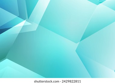 Light Green vector shining triangular backdrop. Glitter abstract illustration with an elegant triangles. Triangular pattern for your design.