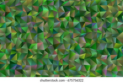 Light Green vector shining triangular template. Shining colored illustration in a brand-new style. The elegant pattern can be used as part of a brand book.