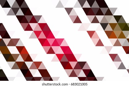 Light Green vector shining triangular background. Colorful abstract illustration with gradient. The completely new template can be used for your brand book.