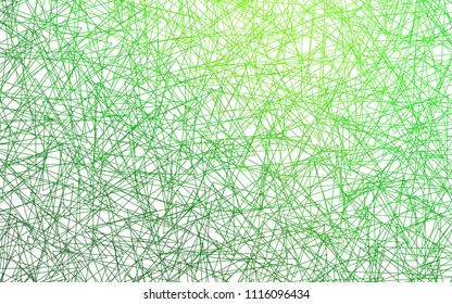 Light Green vector of small triangles on white background. Illustration of abstract texture of triangles. Pattern design for banner, poster, cover.