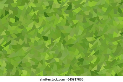 Light Green vector of small triangles on white background. Illustration of abstract texture of triangles. Pattern design for banner, poster, cover.