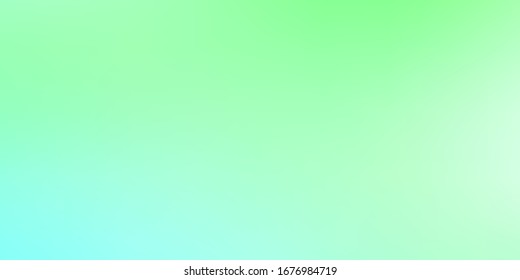 Light Green vector smart blurred template. Abstract colorful illustration with gradient. Elegant background for websites.