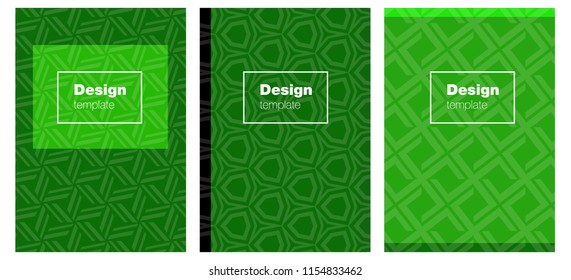 Light Green vector style guide for notepads. Web interface on abstract background with colorful gradient. Template for magazines, jurnals.