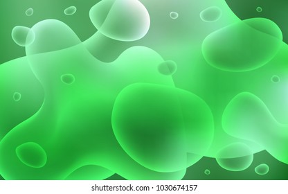 Light Green vector template with abstract circles. Glitter abstract illustration with wry lines. Textured wave pattern for backgrounds.