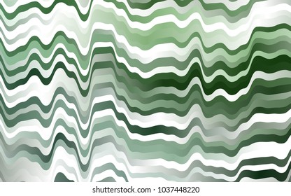 Light Green vector template with abstract lines. Colorful illustration in abstract marble style with gradient. New composition for your brand book.