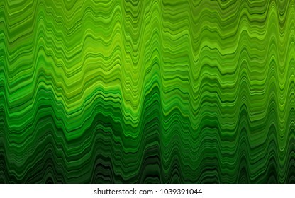 Light Green vector template with abstract lines. Brand-new colored illustration in marble style with gradient. Marble style for your business design.