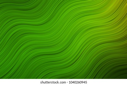 Light Green vector template with abstract circles. Geometric illustration in marble style with gradient.  Marble style for your business design.