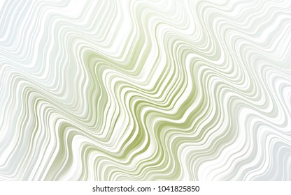 Light Green vector template with abstract lines. Creative geometric illustration in marble style with gradient. The template for cell phone backgrounds.