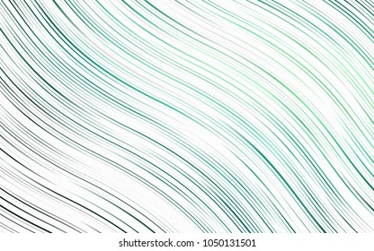 Light Green vector template with abstract lines. Colorful illustration in abstract marble style with gradient. A new texture for your  ad, booklets, leaflets.