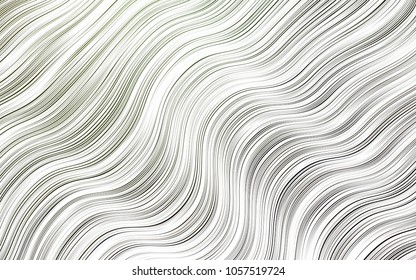 Light Green vector template with abstract lines. A vague circumflex abstract illustration with gradient. Marble design for your web site.