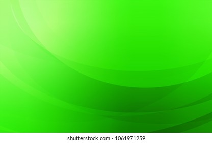 Light Green vector template with abstract circles. An elegant bright illustration with gradient. A completely new memphis design for your business.