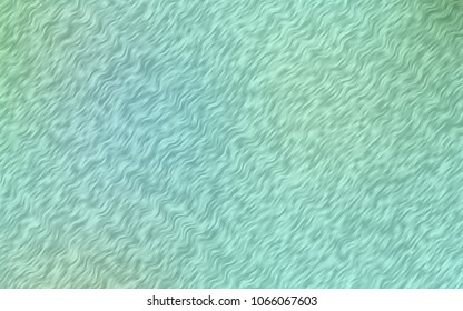 Light Green vector template with abstract lines. Shining illustration, which consist of blurred lines, circles. Pattern for your business design.