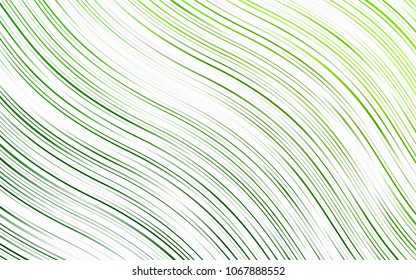 Light Green vector template with abstract lines. A sample with blurred bubble shapes. A new texture for your  ad, booklets, leaflets.