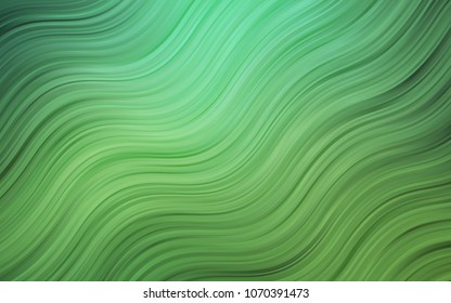 Light Green vector template with abstract circles. Blurred geometric sample with gradient bubbles.  New composition for your brand book.