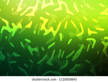 Light Green vector template with abstract lines. Creative geometric illustration in marble style with gradient. A completely new template for your business design.