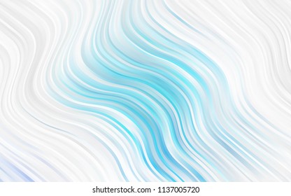Light Green vector template with abstract circles. A vague circumflex abstract illustration with gradient. Brand-new design for your ads, poster, banner.