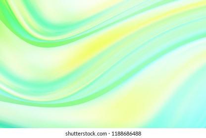 Light Green vector template with abstract circles. Creative illustration in halftone marble style with gradient. The template for cell phone backgrounds.