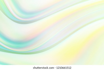 Light Green vector template with abstract circles. A vague circumflex abstract illustration with gradient. The elegant pattern for brand book.