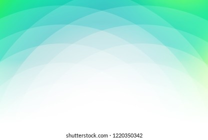 Light Green vector template with abstract circles. Shining crooked illustration in marble style. A completely new template for your business design.
