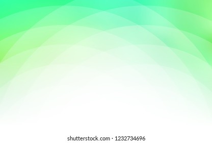 Light Green vector template with abstract circles. Shining crooked illustration in marble style. The best blurred design for your business.