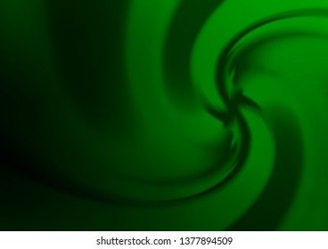 Light Green vector template with abstract lines. Shining crooked illustration in marble style. Marble style for your business design.