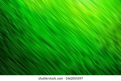 Light Green vector template with abstract lines. A completely new color illustration in marble style. A new texture for your  ad, booklets, leaflets.