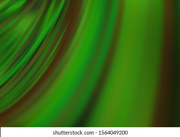 Light Green vector template with abstract lines. A completely new color illustration in marble style. Marble design for your web site.