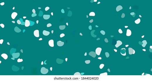 Light green vector template with abstract forms. Colorful abstract forms with gradient in simple style. Background for cell phones.