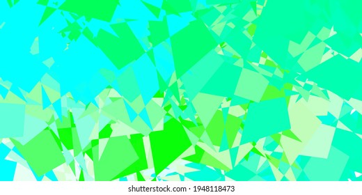 Light green vector template with abstract forms. Modern abstract illustration with gradient random forms. Modern design for your ads.