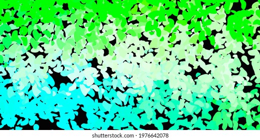 Light green vector template with abstract forms. Simple design in abstract style with gradient forms. Simple illustration for your web site.