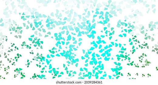 Light green vector template with abstract forms. Illustration with colorful shapes in abstract style. Modern design for your ads.