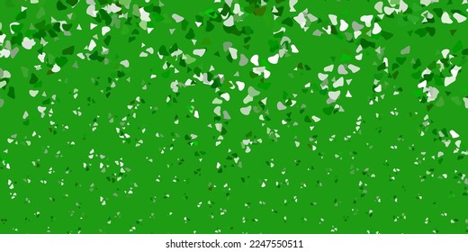 Light green vector template with abstract forms. Colorful abstract forms with gradient in simple style. Simple illustration for your web site.