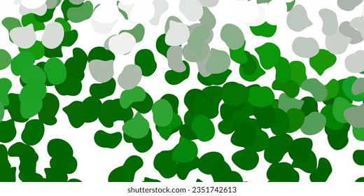 Light green vector template with abstract forms. Illustration with colorful shapes in abstract style. Smart design for your business.