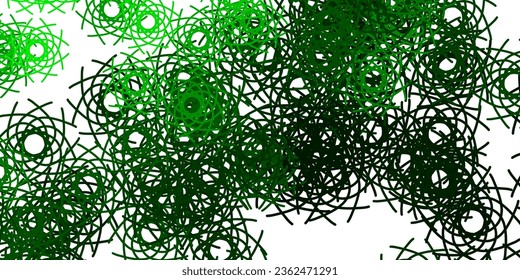 Light Green vector template with abstract forms. Simple design in abstract style with gradient forms. Smart design for your business.