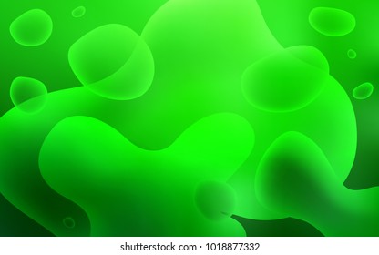 Light Green vector template with bent lines. Colorful illustration in abstract memphis style with gradient. A new texture for your  ad, booklets, leaflets.