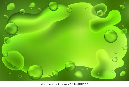 Light Green vector template with bent lines. Glitter abstract illustration with wry lines. A completely new template for your business design.