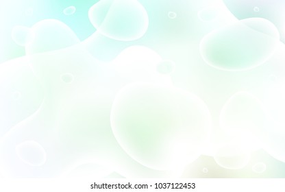 Light Green vector template with bent ribbons. Creative geometric illustration in memphis style with gradient. A completely new template for your business design.
