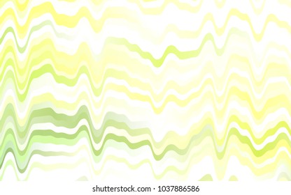 Light Green vector template with bent ribbons. Geometric illustration in marble style with gradient.  The template for cell phone backgrounds.