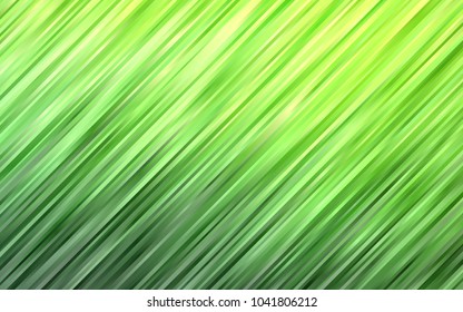 Light Green vector template with bent lines. Shining illustration, which consist of blurred lines, circles. New composition for your brand book.