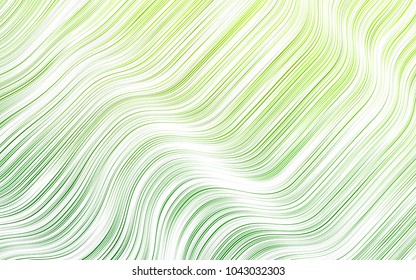 Light Green vector template with bent ribbons. A completely new color illustration in marble style. A completely new marble design for your business.