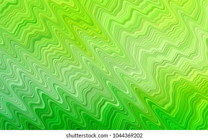 Light Green vector template with bent ribbons. An elegant bright illustration with gradient. Marble style for your business design.