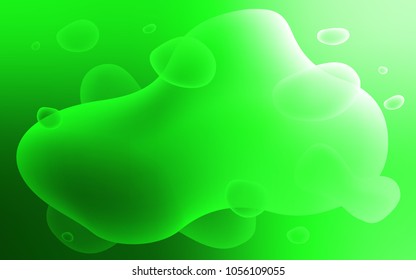 Light Green vector template with bent ribbons. Modern gradient abstract illustration with bandy lines. Memphis style for your business design.