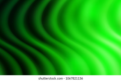 Light Green vector template with bent lines. Colorful abstract illustration with gradient lines. Brand-new design for your ads, poster, banner.