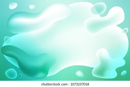 Light Green vector template with bent lines. Colorful abstract illustration with gradient lines. Brand-new design for your ads, poster, banner.