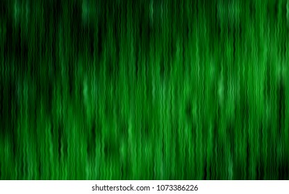 Light Green vector template with bent lines. Creative geometric illustration in marble style with gradient. The best blurred design for your business.