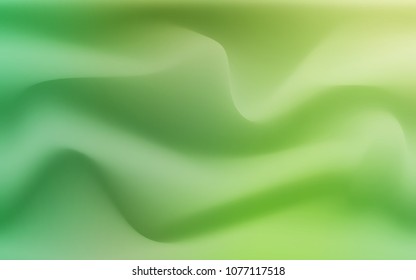 Light Green vector template with bent lines. Colorful abstract illustration with gradient lines. The best blurred design for your business.