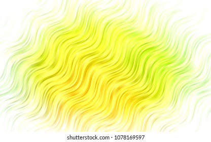 Light Green vector template with bent ribbons. Geometric illustration in marble style with gradient.  The template for cell phone backgrounds.