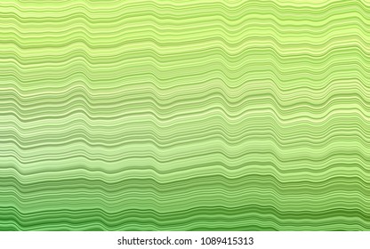 Light Green vector template with bent ribbons. Brand-new colored illustration in marble style with gradient. Pattern for your business design.